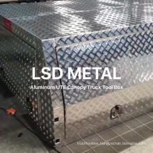 2400 Meters Aluminum Checker Ute Canopy Tool Box For Pickup